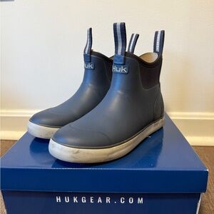 Huk Navy Slip-On Boots